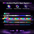 Scrivania angolare a L da gaming nera/viola con luci LED, 107 cm o 145 cm, per utente singolo
