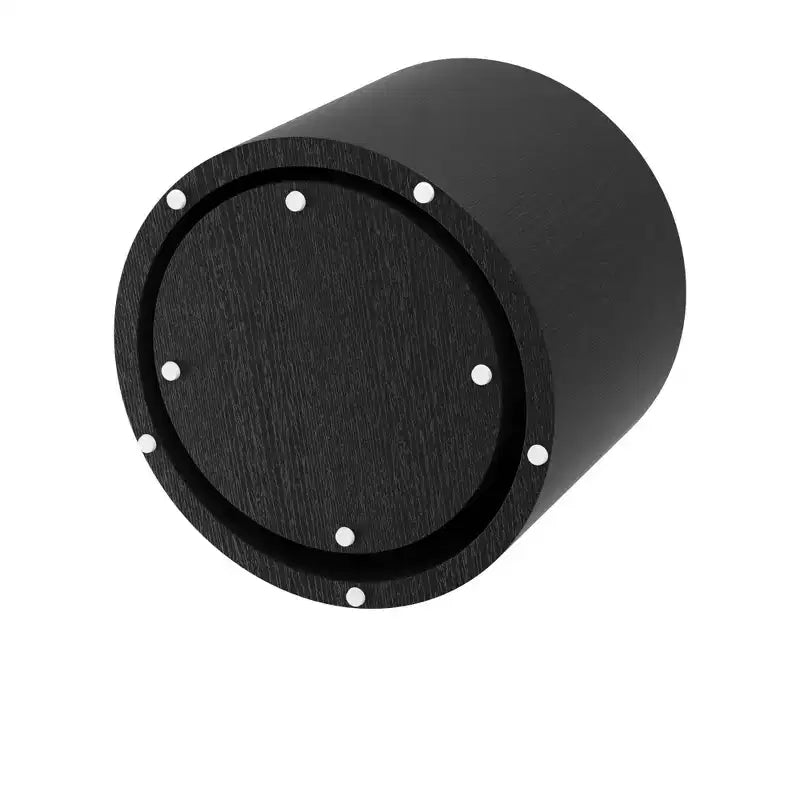Bianco crema / Nero opaco / Rovere / Noce / Bianco – Set di 2 tavolini cilindrici a incastro