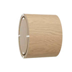 Bianco crema / Nero opaco / Rovere / Noce / Bianco – Set di 2 tavolini cilindrici a incastro