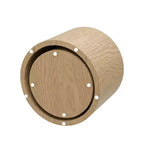 Bianco crema / Nero opaco / Rovere / Noce / Bianco – Set di 2 tavolini cilindrici a incastro