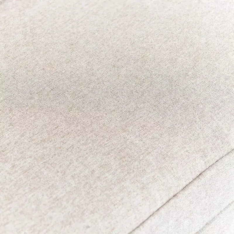 Poltrona con schienale alto imbottita e gambe in legno massello – Beige / Marrone / Grigio, 1 Posto