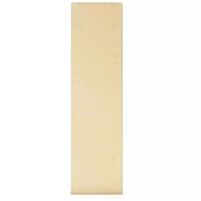 Armadietto contenitore a 3 sezioni in legno, naturale/bianco, con ganci e ripiani, per bambini