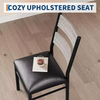 Set tavolo da pranzo marrone/grigio con sedie imbottite, 3 o 5 pezzi