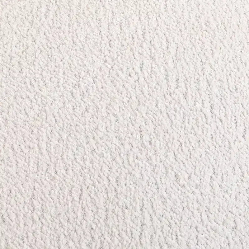 Poltrona d'accento in Bouclé Beige/Bianco, stile Japandi, 1 posto