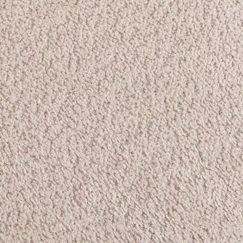 Poltrona d'accento in Bouclé Beige/Bianco, stile Japandi, 1 posto