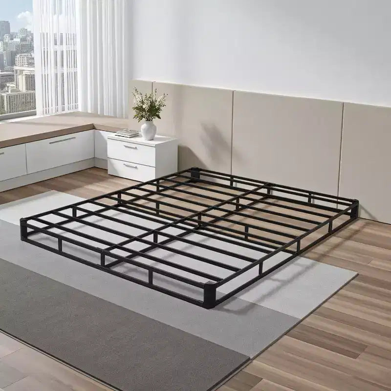 Base letto a molle Queen Nera – 5" in acciaio, 2 persone