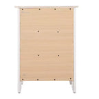 Comodino rettangolare in legno – Nero / Cappuccino / Ciliegio / Rovere / Bianco / Giallo, per 1