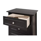 Comodino rettangolare in legno – Nero / Cappuccino / Ciliegio / Rovere / Bianco / Giallo, per 1