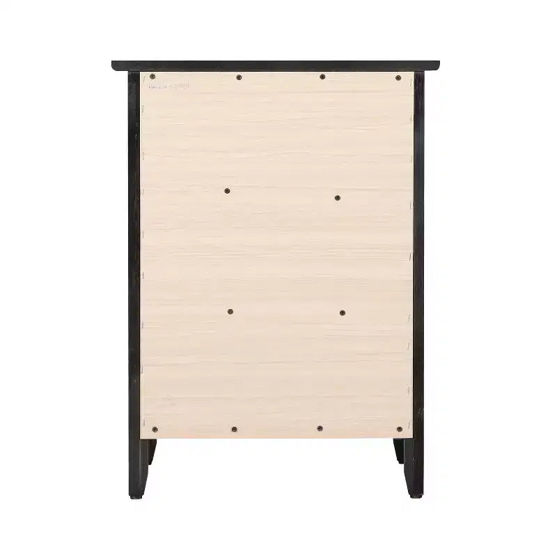 Comodino rettangolare in legno – Nero / Cappuccino / Ciliegio / Rovere / Bianco / Giallo, per 1