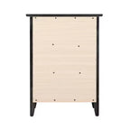 Comodino rettangolare in legno – Nero / Cappuccino / Ciliegio / Rovere / Bianco / Giallo, per 1