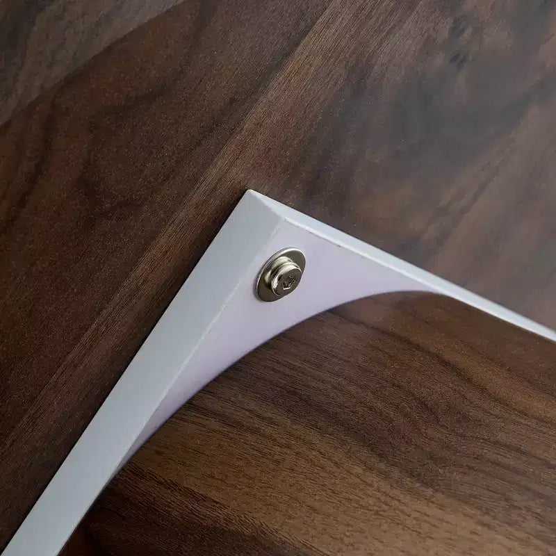 Tavolino da caffè con base rotonda – marrone / grigio / noce, 1 posto