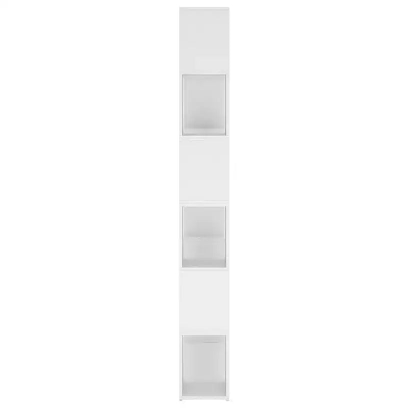 Divisorio per stanza a libreria bianco, rettangolare, set da 2 pannelli