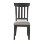 Set da pranzo rettangolare Dusky Cedar, sedie imbottite, 6-10 posti, 7 pezzi