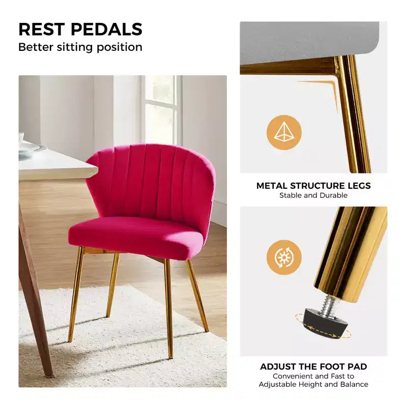 Poltrona d'accento trapuntata in velluto con gambe in metallo, multicolore, a sedile singolo