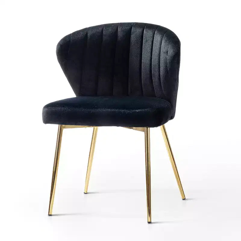 Poltrona d'accento trapuntata in velluto con gambe in metallo, multicolore, a sedile singolo