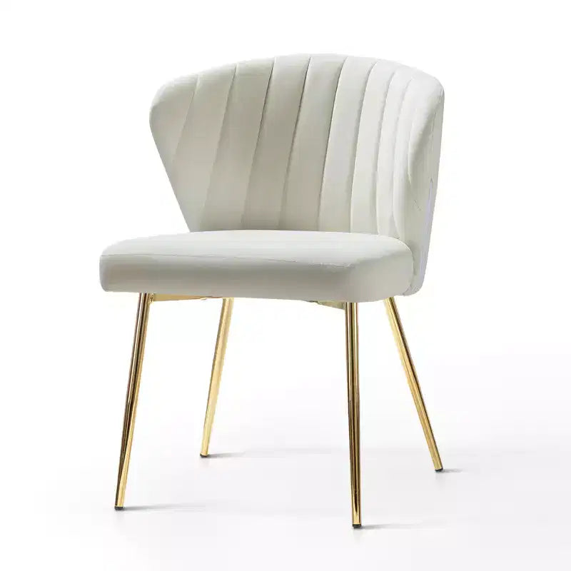 Poltrona d'accento trapuntata in velluto con gambe in metallo, multicolore, a sedile singolo