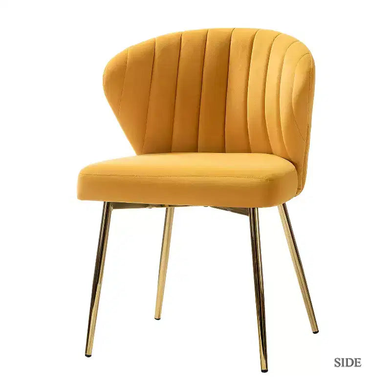 Poltrona d'accento trapuntata in velluto con gambe in metallo, multicolore, a sedile singolo