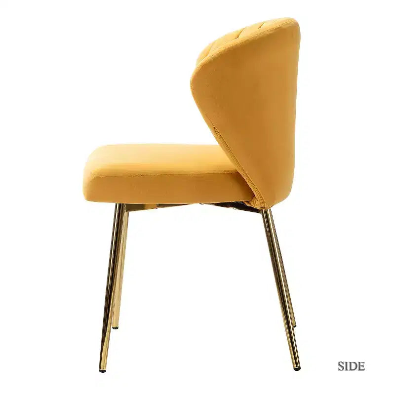 Poltrona d'accento trapuntata in velluto con gambe in metallo, multicolore, a sedile singolo