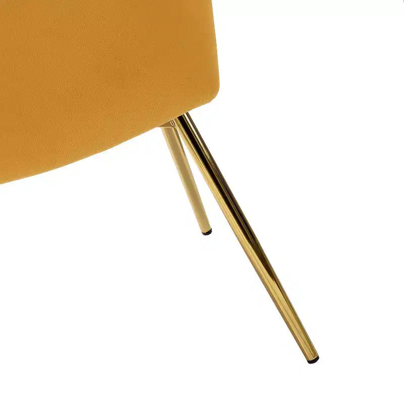 Poltrona d'accento trapuntata in velluto con gambe in metallo, multicolore, a sedile singolo