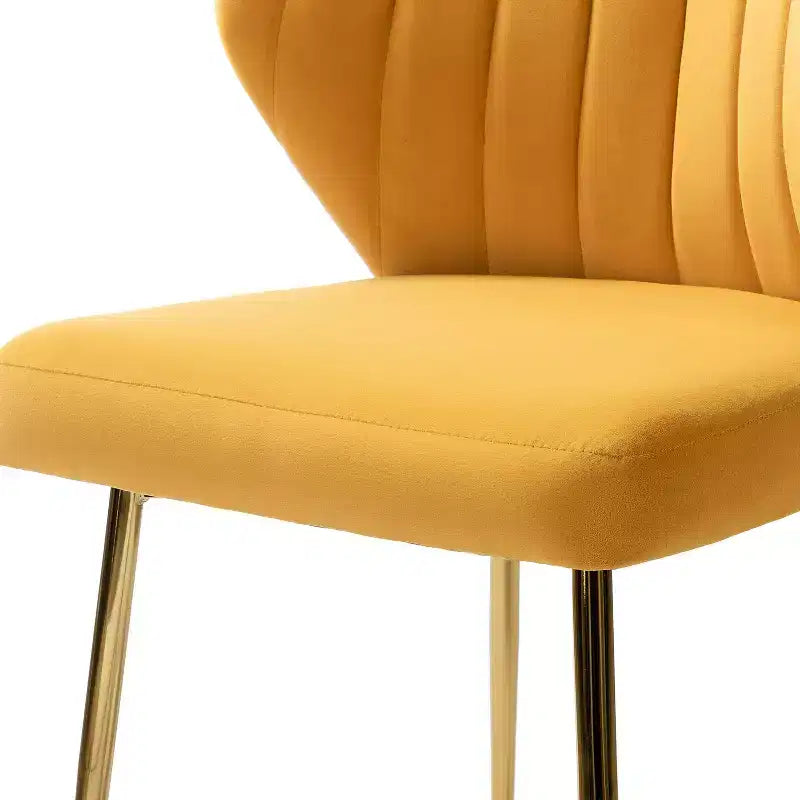 Poltrona d'accento trapuntata in velluto con gambe in metallo, multicolore, a sedile singolo