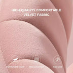 Poltrona d'accento trapuntata in velluto con gambe in metallo, multicolore, a sedile singolo