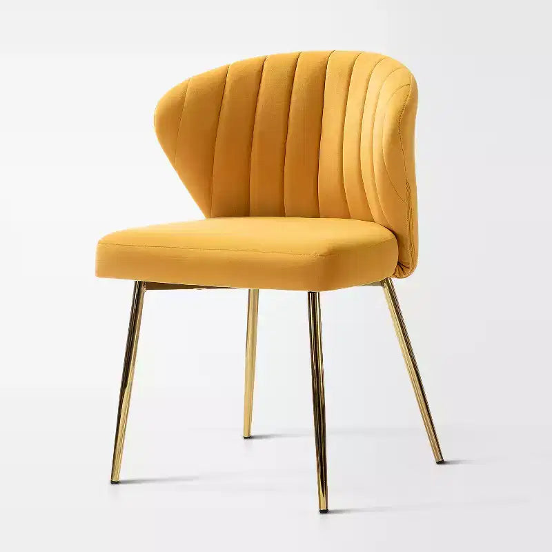 Poltrona d'accento trapuntata in velluto con gambe in metallo, multicolore, a sedile singolo