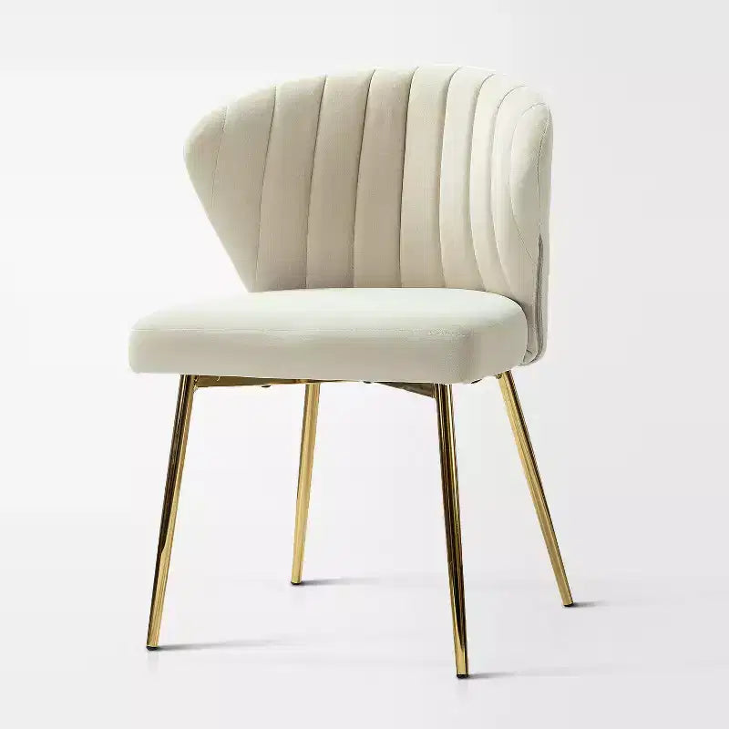 Poltrona d'accento trapuntata in velluto con gambe in metallo, multicolore, a sedile singolo