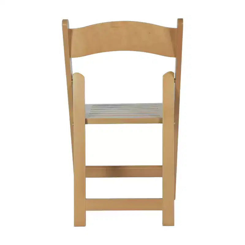 Sedia da pranzo pieghevole in legno massello, rovere/stile americano antico/bianco, 1 posto