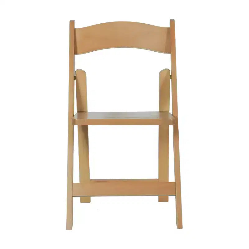 Sedia da pranzo pieghevole in legno massello, rovere/stile americano antico/bianco, 1 posto