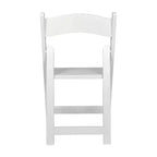 Sedia da pranzo pieghevole in legno massello, rovere/stile americano antico/bianco, 1 posto