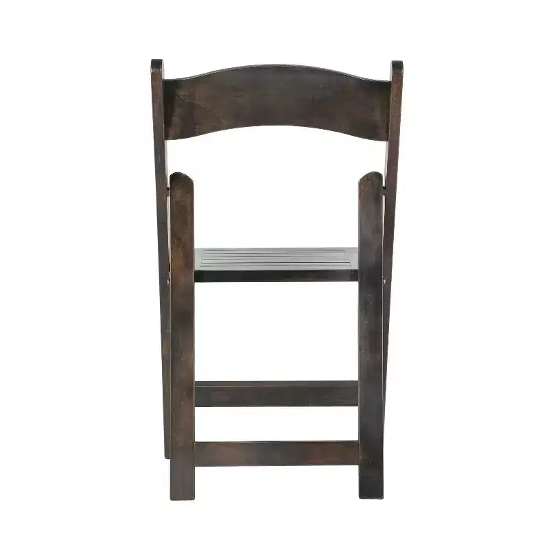Sedia da pranzo pieghevole in legno massello, rovere/stile americano antico/bianco, 1 posto