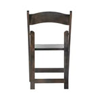Sedia da pranzo pieghevole in legno massello, rovere/stile americano antico/bianco, 1 posto